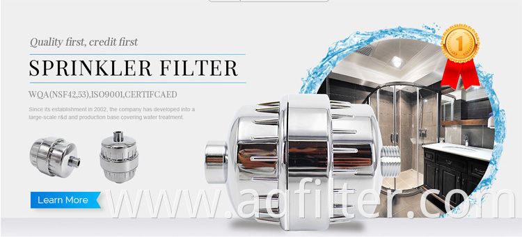 2 cartridge shower water filter(15 stage) replacement filter 15 stage